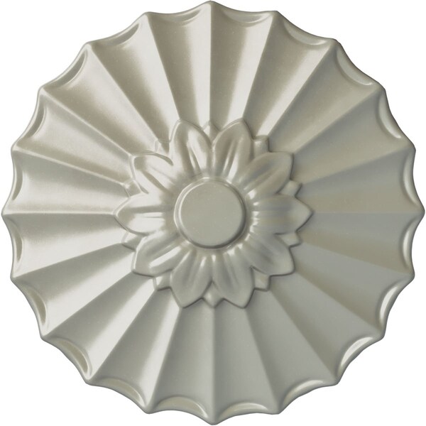 Ekena Millwork Shakuras Ceiling Medallion (Fits Canopies up to 1 3/8"), Hand-Painted Flash Copper, 9"OD x 1 3/8"P CM09SHFCS - main